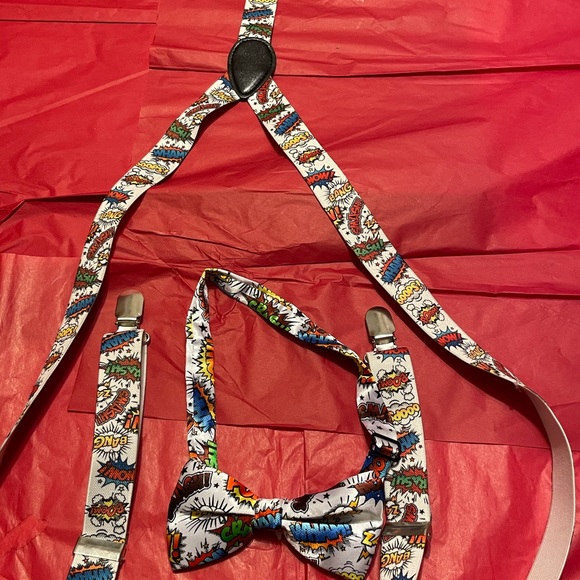 DC Comics Batman Clip Art Suspenders And Bow Tie..